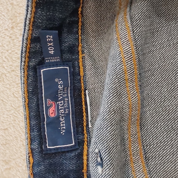 Vineyard Vines Straight Fit Denim Jeans Mens Size 40x32 - Picture 6 of 10